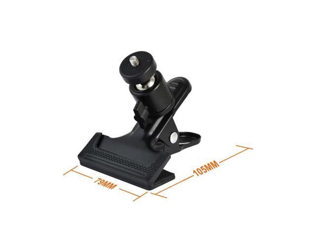 LCD Monitor and Speedlite MINI Ball Head Aluminum Alloy For GoPro DSLR MENGS Universal Spring Clamp