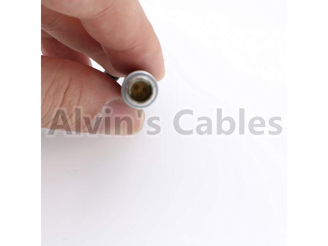 Alvins Cables 3 Pin Fischer to 2 Pin Lemo Male Cable for Teradek Bolt Small HD Monitor from ARRI Alexa Mini XT Port