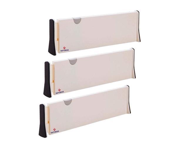 Rapturous Drawer Dividers Pack Of 3 Expandable Dresser Drawer