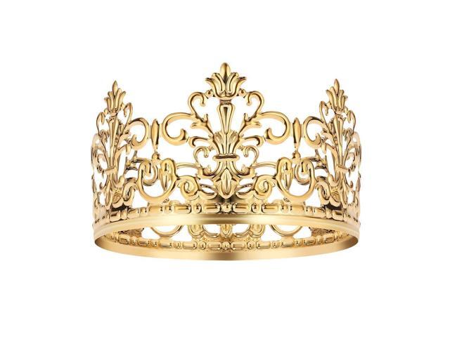 Bestonzon Gold Crown Cake Topper Vintage Crown Gold Wedding