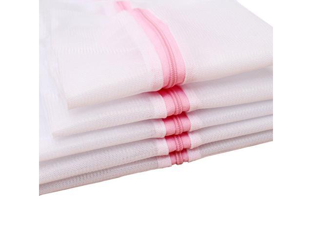 Mayin Set Of 5 Mesh Laundry Bags 1 Large Extra Medium Small Premium Quality Bag For Blouse Hosiery Stocking
