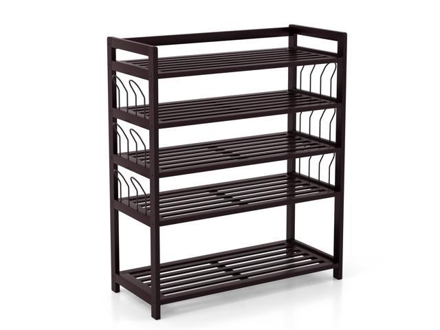 Au 4 Or 5 Tier Optional Metal Shoe Rack Storage Organizer Stand Shelf