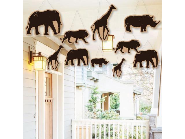 Hanging Wild Safari Outdoor Hanging Decor African Jungle