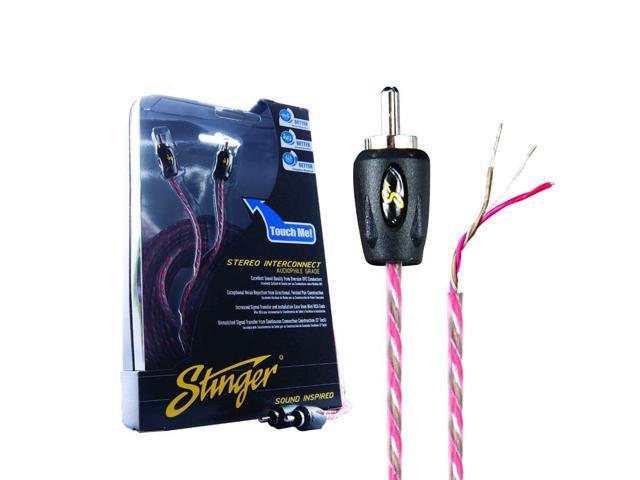 Stinger SI4220 RCA Interconnect Audio Cable 2 Channels 20 ft 4000 Series Stereo 