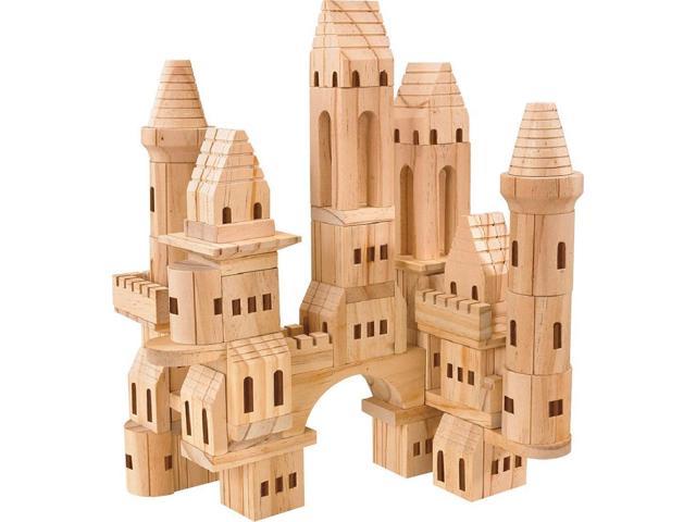 Photo 1 of FAO Schwartz 75 Piece Solid Wood Kids Castle Building Blocks