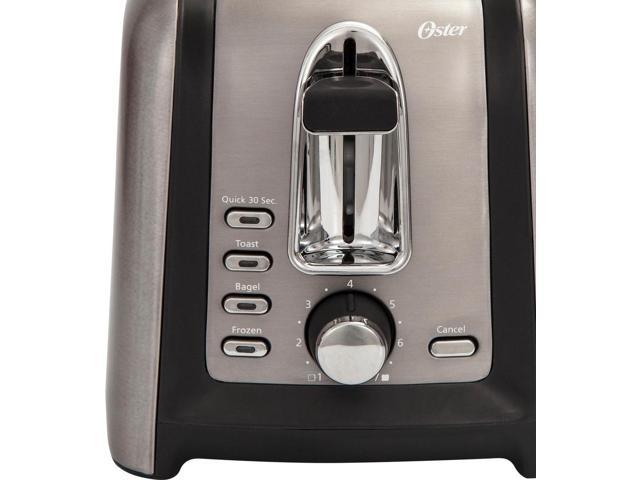 Oster 4 Slice Extra Wide Slot Stainless Steel Toaster Silver