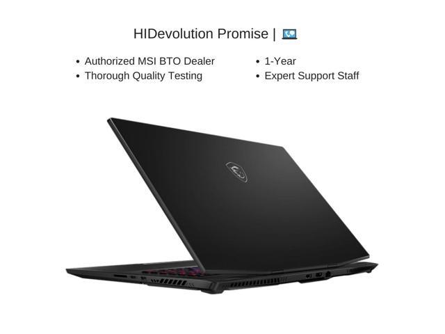 22 Hidevolution Msi Stealth Gs77 12uhs 17 3 Uhd 1hz 1 8 Ghz I9 h Rtx 3080 Ti 64 Gb 4800mhz Ram 4 Tb Pcie Ssd Newegg Com