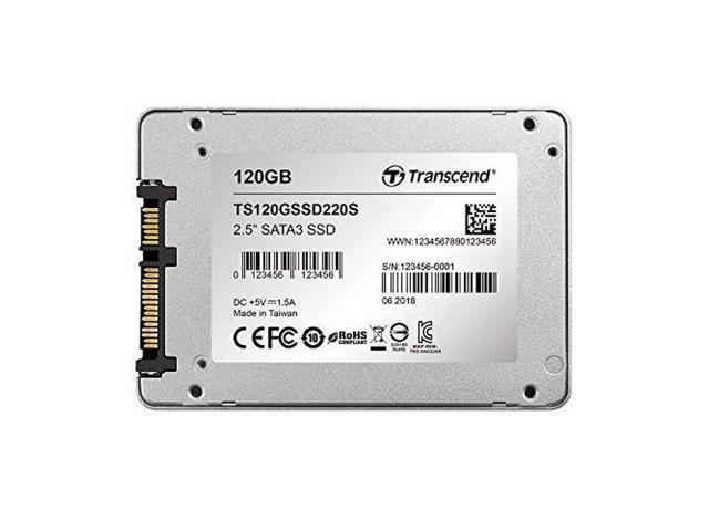 Transcend SSD 120GB 220S Solid State Drive New ct 