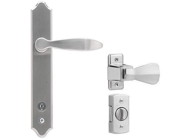 Ideal Security Sk1215sc Deluxe Storm Door Handle Set With Deadbolt