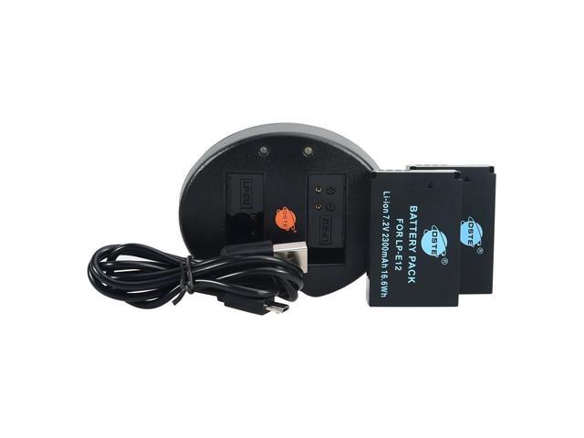 LP-E12 Battery Charger for CANON EOS 100D EOS M M2 M10 Rebel SL1 Kiss X7