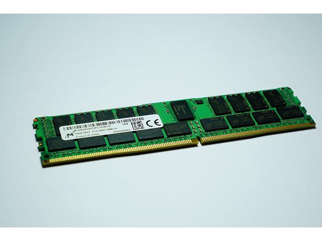 Micron 32GB PC4-19200 DDR4-2400MHz ECC Registered CL17 288-Pin DIMM 1.2V  Dual Rank Memory Module Mfr P/N MTA36ASF4G72PZ-2G3B1 Server Memory 