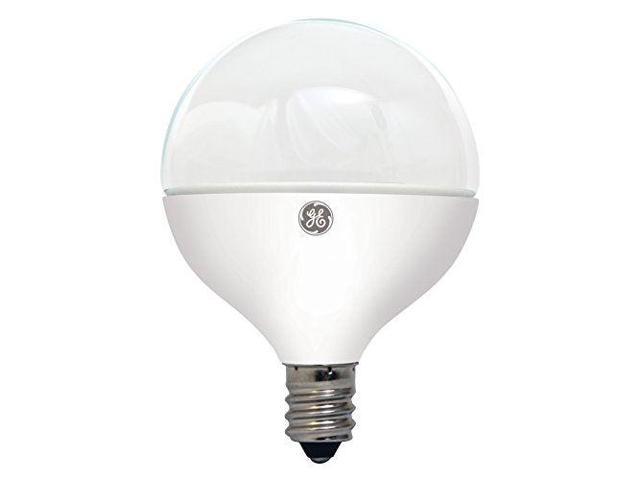 GE Lighting 37892 LED G16 Decorative Bulb with Candelabra Base, 5-Watt, Soft White, 1-Pack