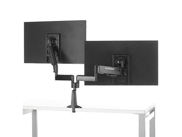 Echogear Dual Monitor Desk Mount For Gaming Office Monitors Echogear Dual Monitor Desk Mount For