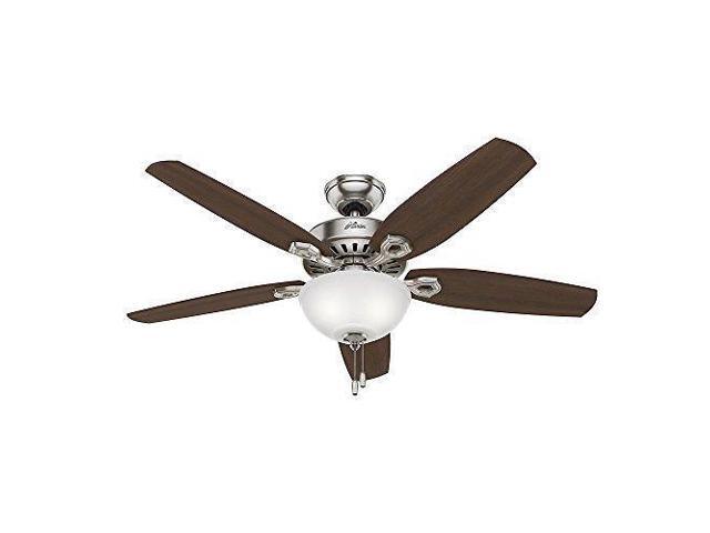 Hunter 53090 Builder Deluxe 5 Blade Single Light Ceiling Fan With
