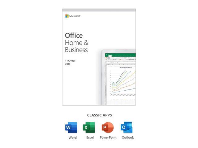 Microsoft Office 2019 Home & Business - Box Pack - 1 PC/Mac - Medialess ...