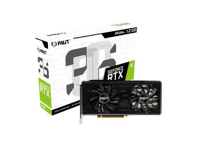 Palit GeForce RTX 3060 Dual 12GB GDDR6 Graphics Card, 3584