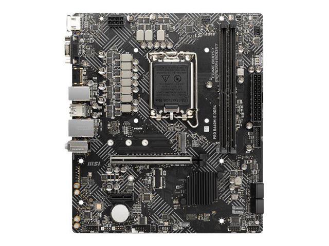 MSI PRO B660M-E Intel LGA 1700 Micro ATX DDR4 Motherboard - Newegg.com