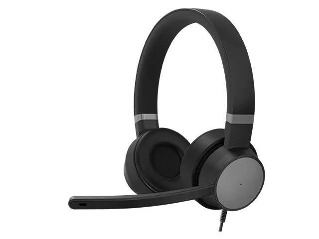 Lenovo 4XD1C99223 Circumaural Go Wired ANC Headset (Thunder Black ...