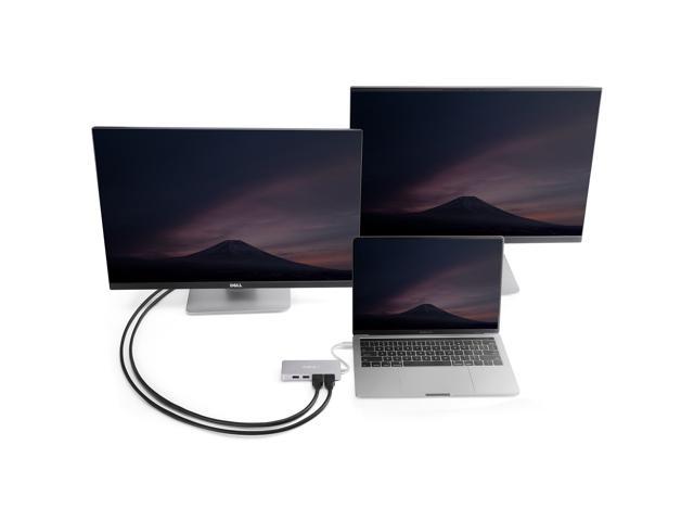 do any hubs for mac connect hdmi external display and usb devices