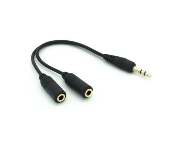 3.5mm Headset Splitter Earphone Speaker Audio Y Adapter E6N for Amazon ...