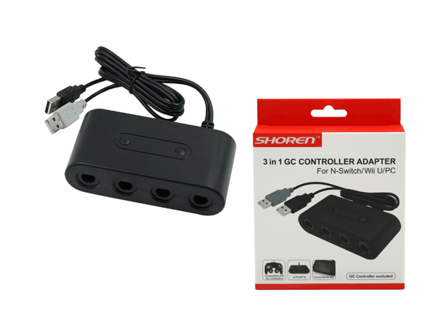 gamecube controller adapter switch how to
