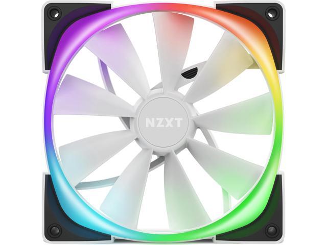 NZXT AER RGB 2 White - 120mm - RGB LED - Fluid Dynamic Bearing - PWM ...