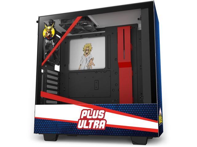 NZXT - CRFT My Hero All Might Limited Edition H510i Case - CA-H510I-MH-AM - Compact ATX Mid-Tower PC Gaming Case - Front I/O USB Type-C Port - Vertical GPU Mount - Tempered Glass Side Panel