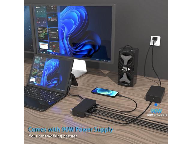 Surface Docking Station with 90W Power Supply,Gigabit Ethernet 