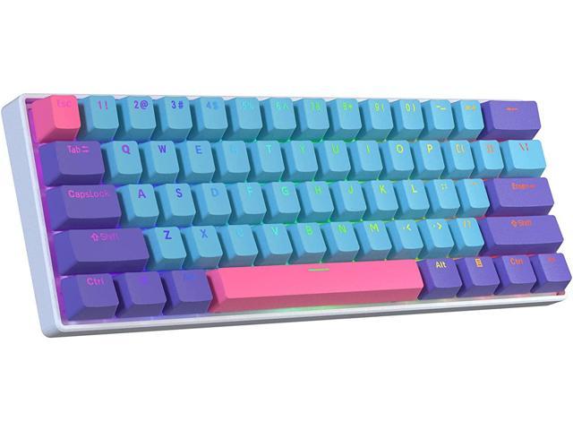 BOYI Wired 60% Mechanical Gaming Keyboard,61 Mini RGB Cherry MX