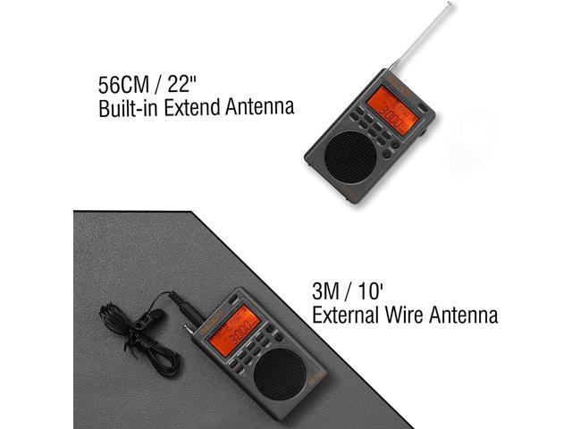 Raddy RF760 Portable SSB Shortwave Radio Receiver with NOAA Alert