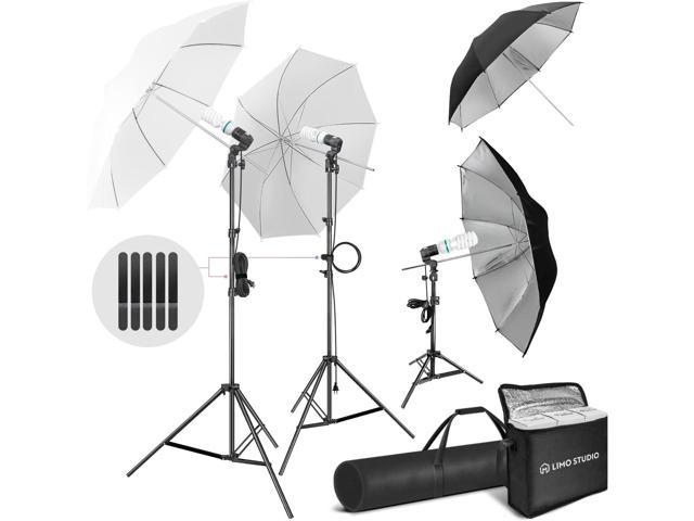 Vivitar 11 Inch Snap Assembly Portable Lightbox for Product Photography  with White and Black Backdrops 