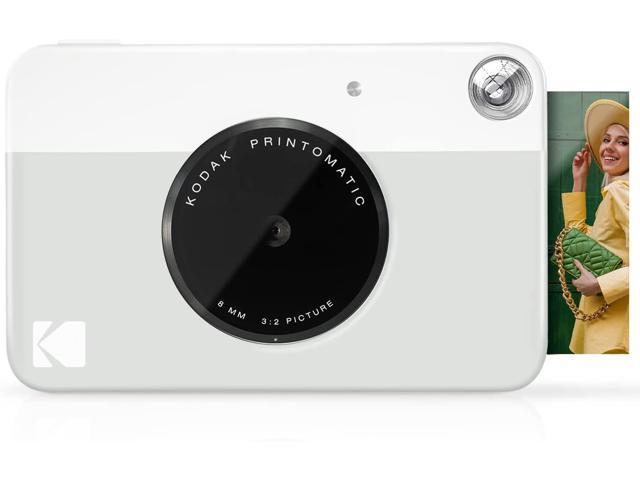 Kodak Printomatic Instant Camera (Black) Gift Bundle + Zink Paper (20  Sheets) + Deluxe Case + 7 Fun Sticker Sets + Twin Tip Markers + Photo  Album. 