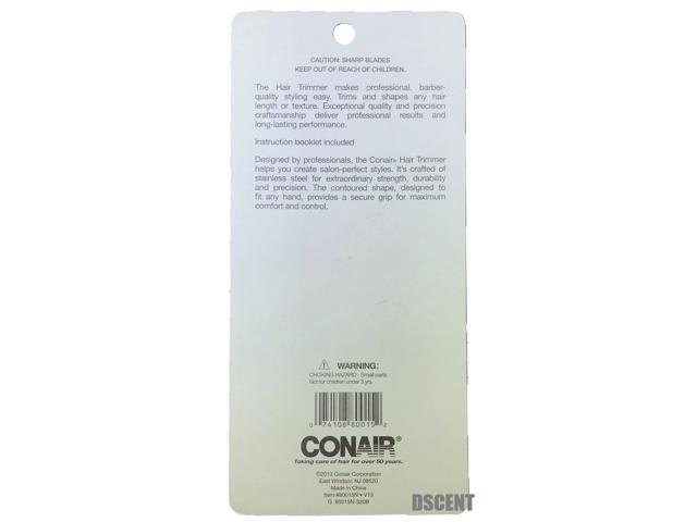conair trim and shape hair trimmer
