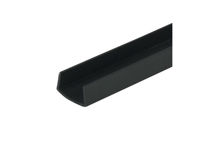 Pack of 18 Pieces 3//4/" Black Rigid Styrene U//C Channel Moulding 72/" Lengths