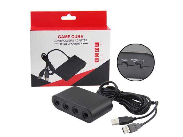 pint Gæsterne Napier Gamecube Controller Adapter,4 Port Gamecube Controller Adapter for Wii U  Nintendo Switch PC USB Easy to Play Super Smas Bros in stock Nintendo Wii U  Accessories - Newegg.com