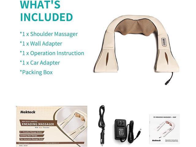 The Nektek Neck and Shoulder Massager is the Best Neck Massager in