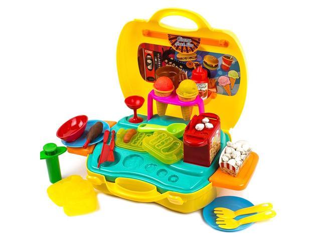 kids play and food