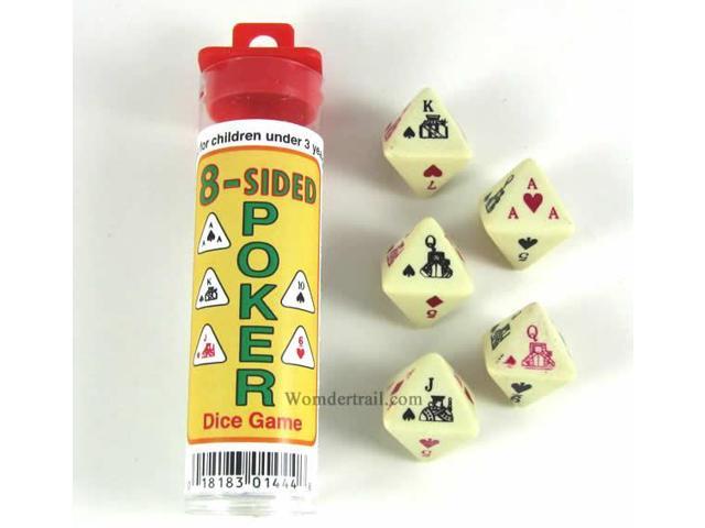 8 sided poker dice rules