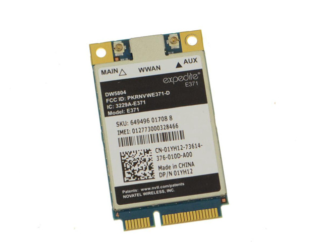 Dell OEM Wireless 5804 DW5804 Mini-PCI Express LTE Mobile Wireless Card ...