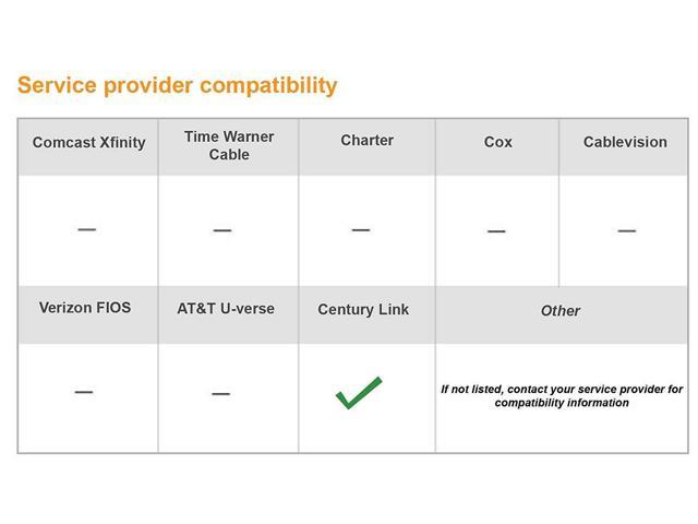 Centurylink Modem Compatibility Chart