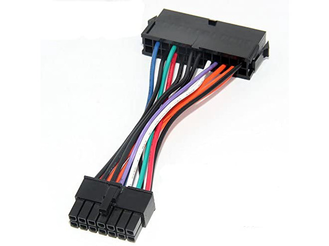 thumbnail image 2 of 24 Pin To 14 Pin ATX Power Supply Adapter Cable For IBM Lenovo Q77, B75, A75, Q75 – 15cm 2 of 6