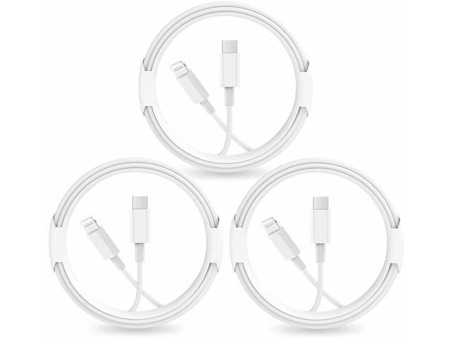 3pack Apple iPhone iPad Fast Charging USB-C to Lightning Cable  6ft(2m)