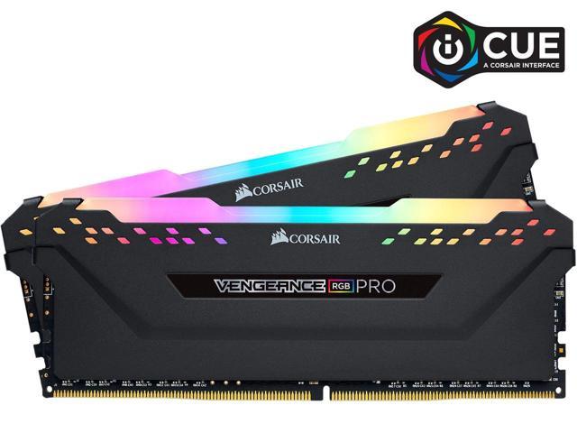 CORSAIR Vengeance RGB Pro 64GB (2 x 32GB) 288-Pin DDR4 SDRAM DDR4 3200 (PC4 25600) Intel XMP 2.0 Desktop Memory Model CMW64GX4M2E3200C16