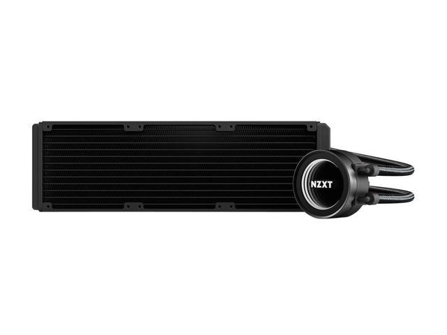 Nzxt Kraken X72 Rl Krx72 01 High Performance 360mm All In One Water Liquid Cpu Cooler W Software Controlled Rgb Lighting Newegg Com