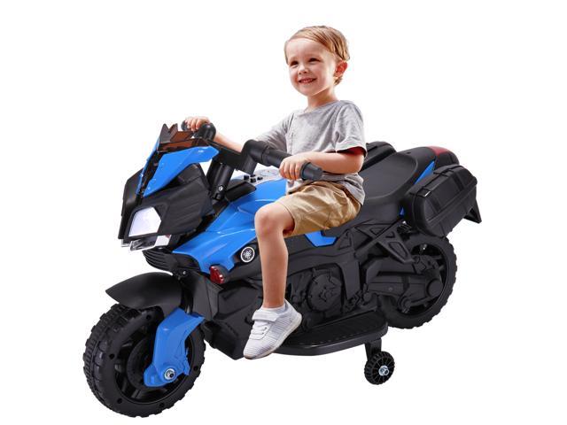 tobbi 6v kids ride on motorcycle car battery powered 4 wheel bicycle electric toy