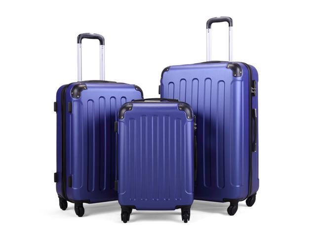 dark blue suitcase