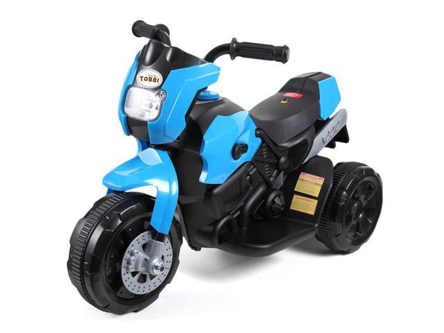 tobbi 6v kids ride on motorcycle battery bicycle electric toy new