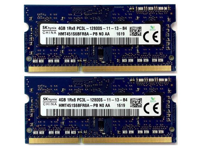 SK Hynix 4GB 1Rx8 PC3L-12800S-11-13-B4 HMT451S6BFR8A-PB SODIMM Memory for Laptop