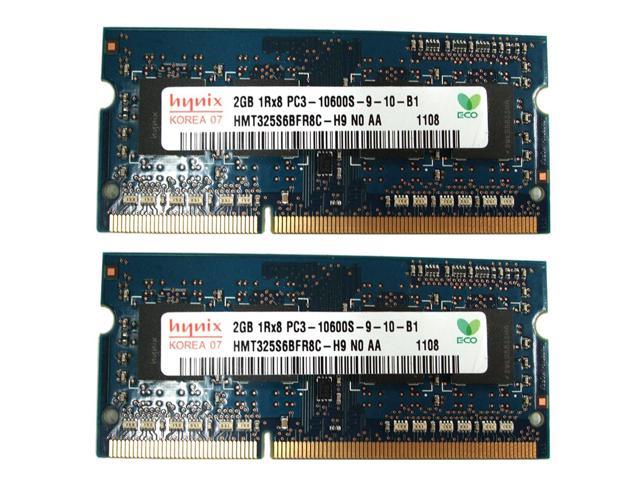 Refurbished Hynix 4gb 2gb X2 Hmt325s6bfr8c H9 Ddr3 1333 2gb 1333mhz Pc3 Sodimm Ram Memory Newegg Com