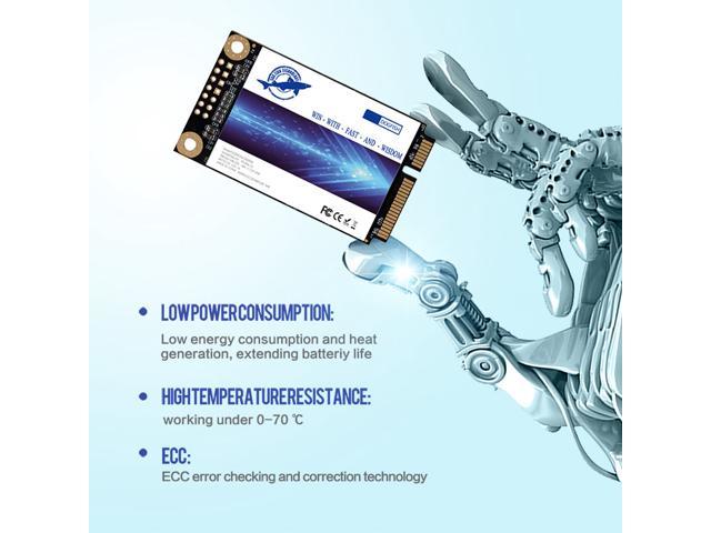 Dogfish mSATA SSD 256GB SATA III 3D NAND TLC 6 Gb/s (30x50.9mm) Internal  Solid State Drive Compatible with Desktop PC Laptop (mSATA 256GB)